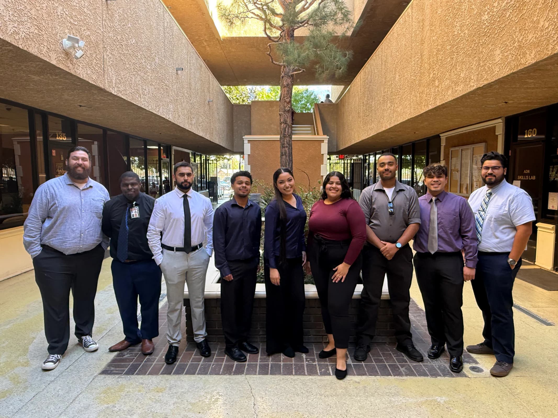 Lancaster LPXT students dressed for a CCI mock interview activity.