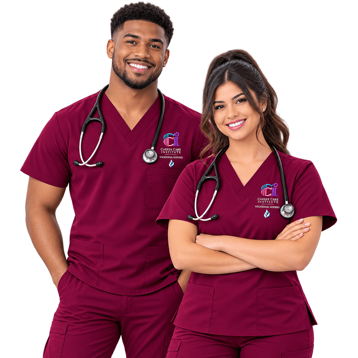 Two CCI nursing students ready for their next healthcare career