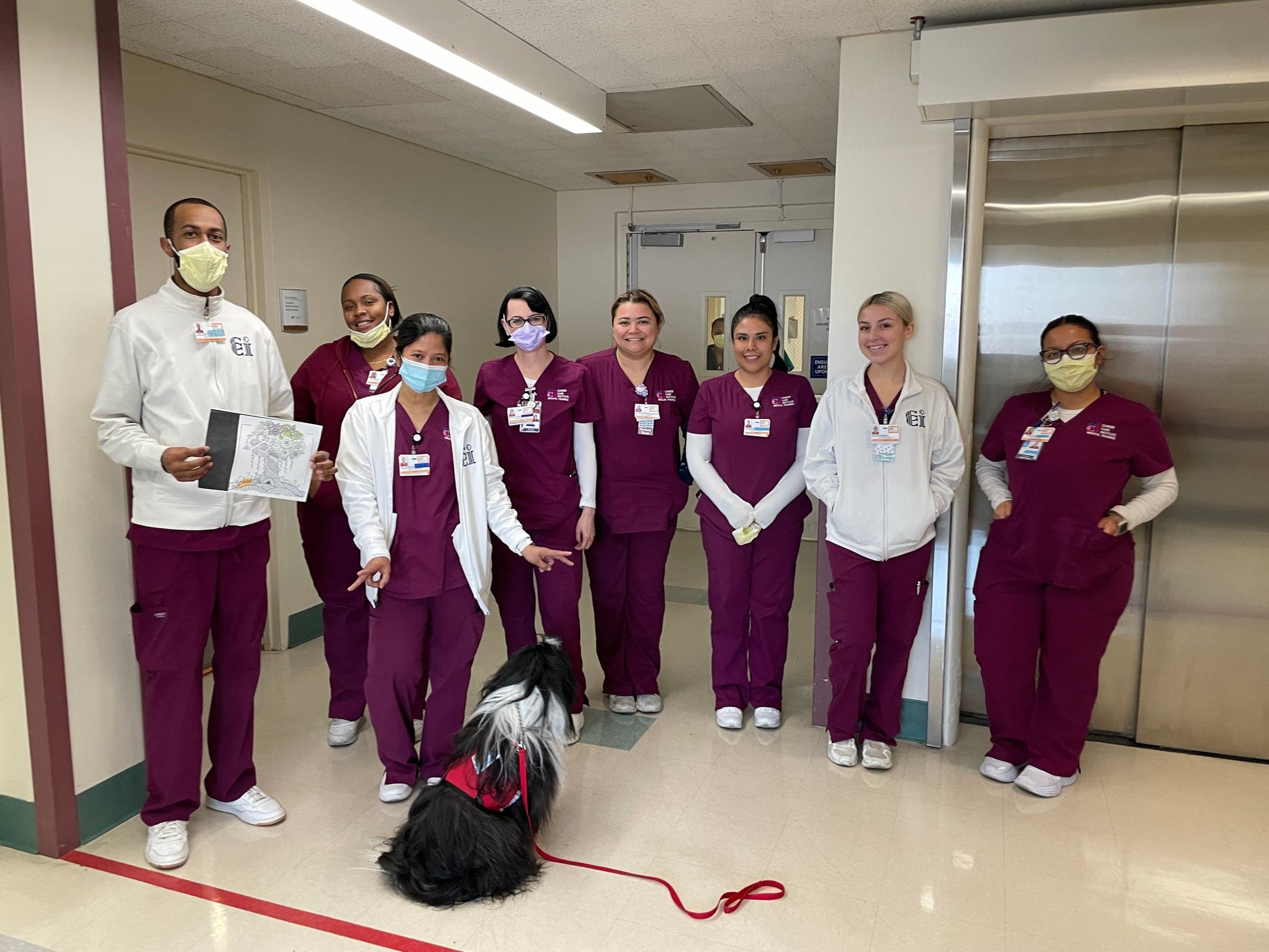 CCI nursing students during a community mental-health rotation