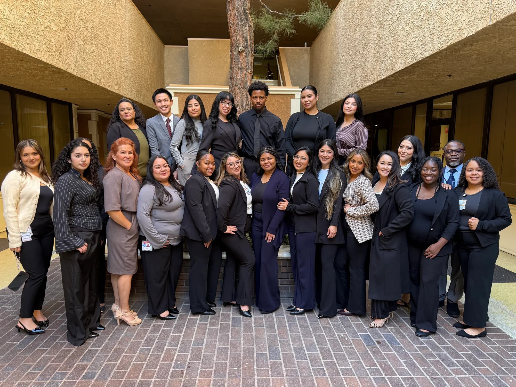 CCI students dressed professionally for mock interviews